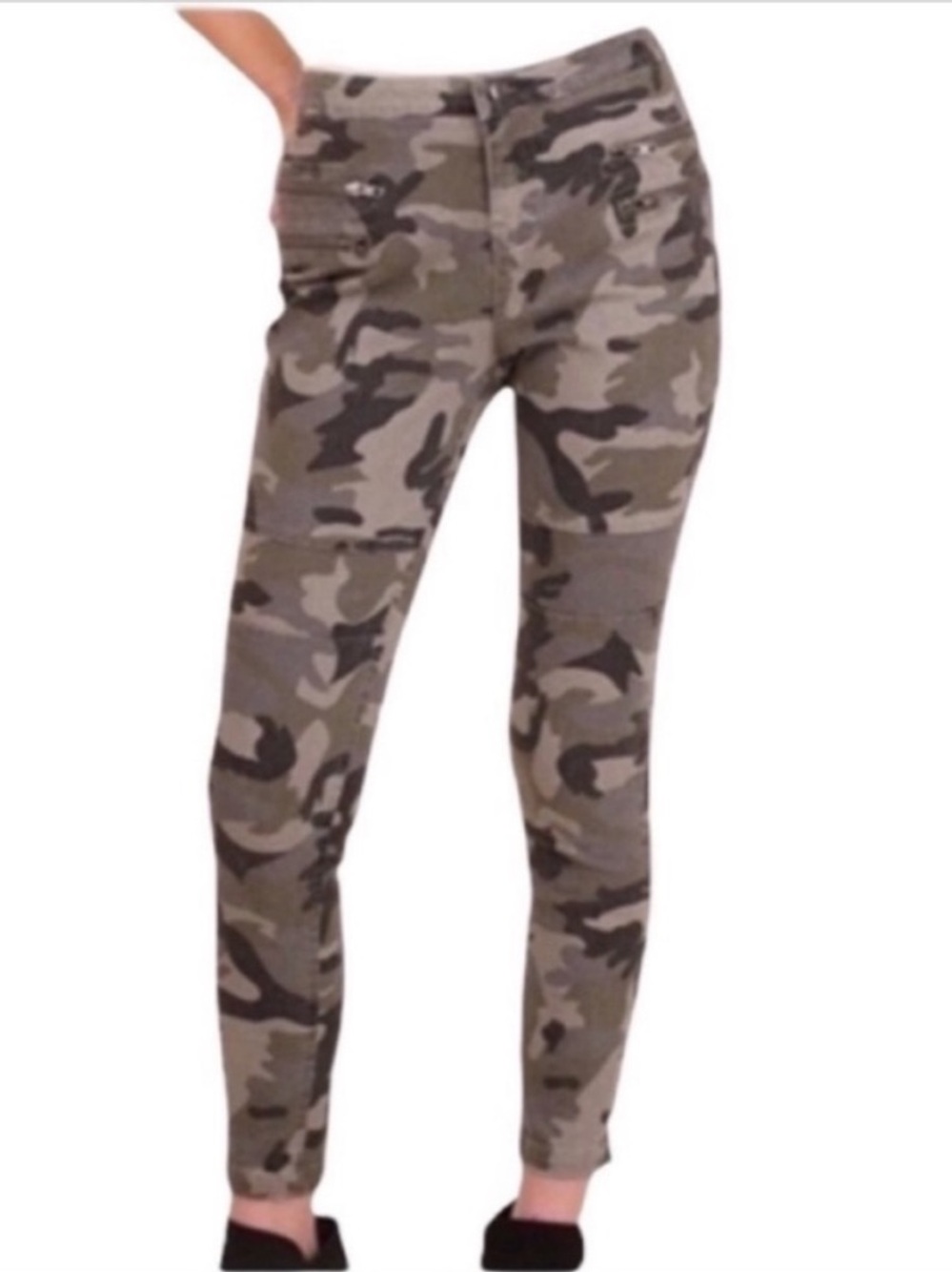 UMGEE camo moto skinny pants M